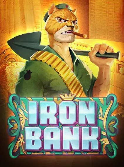 Decorative casino game artwork for Wino: Iron Bank